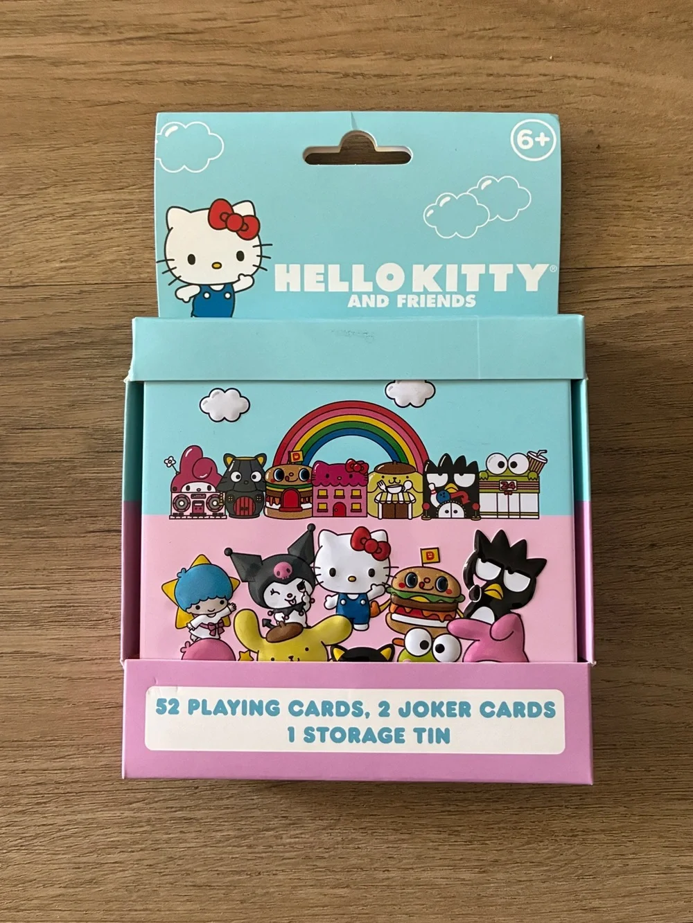 Hello Kitty and Friends Playing Cards in Collectible Storage Tin, Sanrio-NEW